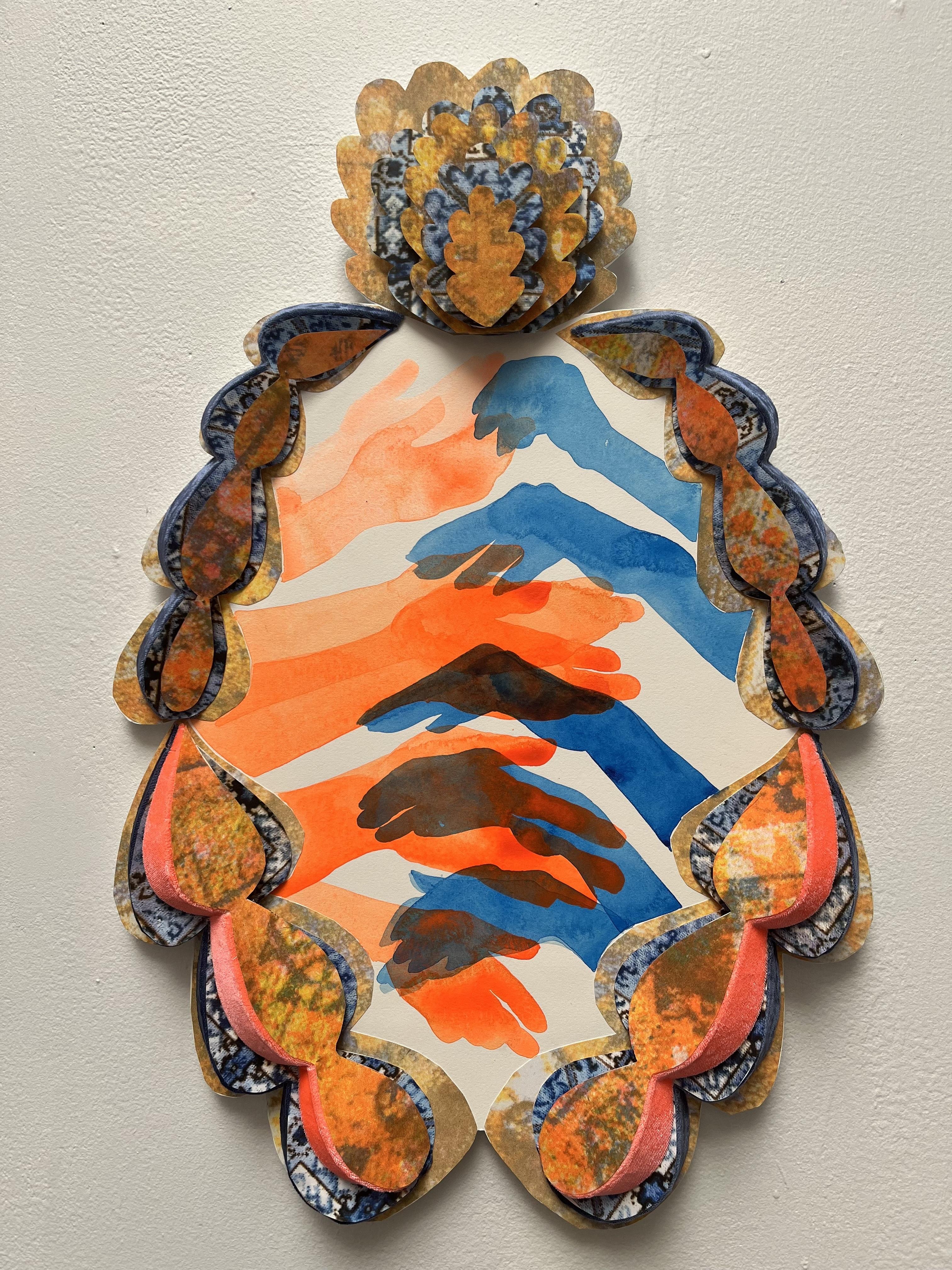 Study in Blue/Orange (front)
